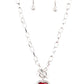 Check Your Heart Rate - Red - Paparazzi Necklace Image