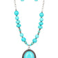 Home Sweet HOMESTEAD - Blue - Paparazzi Necklace Image