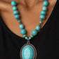 Home Sweet HOMESTEAD - Blue - Paparazzi Necklace Image