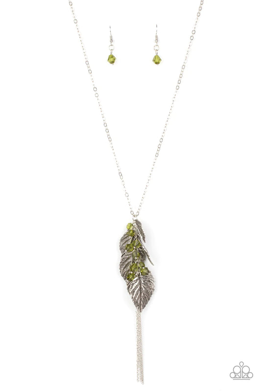 Paparazzi Necklace ~ I Be-LEAF - Green