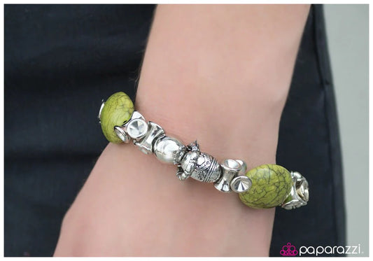 Paparazzi Bracelet ~ Going My Way - Green