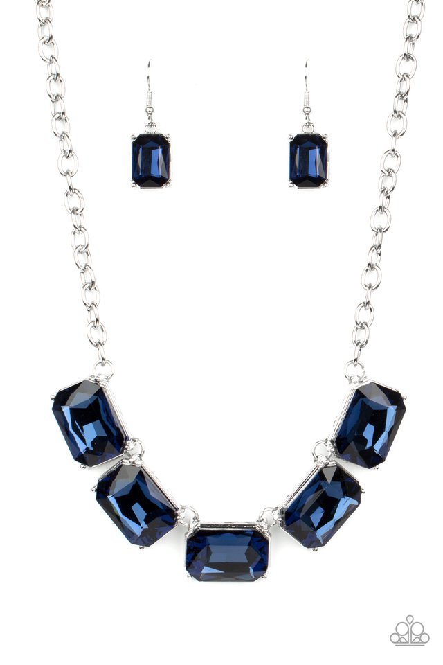 Deep Freeze Diva - Blue - Paparazzi Necklace Image