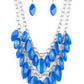 Palm Beach Beauty - Blue - Paparazzi Necklace Image