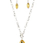 Unlimited Sparkle - Yellow - Paparazzi Necklace Image