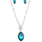 Unlimited Sparkle - Blue - Paparazzi Necklace Image