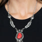 Ruler of The Roost - Red - Paparazzi Necklace Image