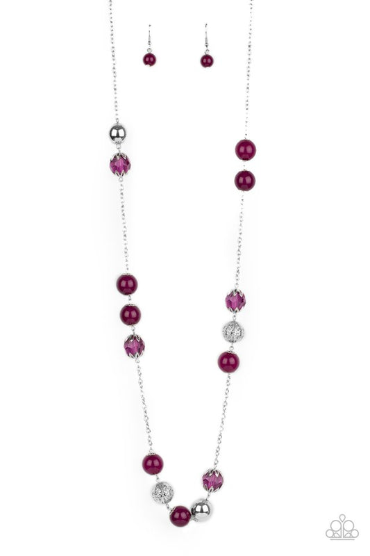 Fruity Fashion - Purple - Paparazzi Necklace Image