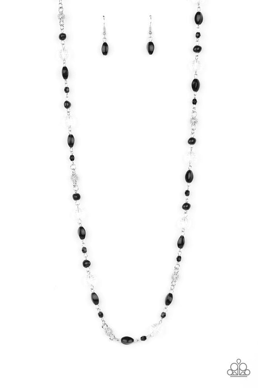 Twinkling Treasures - Black - Paparazzi Necklace Image