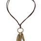 Bird Watcher - Brown - Paparazzi Necklace Image