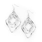 Retro Resplendence - Silver - Paparazzi Earring Image