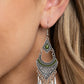 Trailblazer Beam - Green - Paparazzi Earring Image