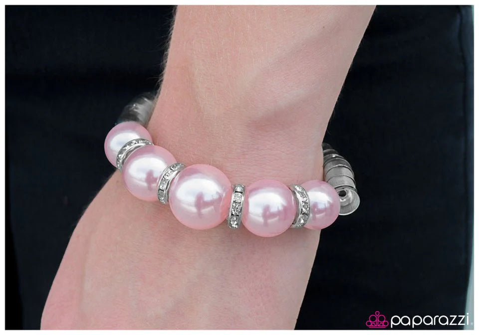 Pulsera Paparazzi ~ Pink Lady - Rosa