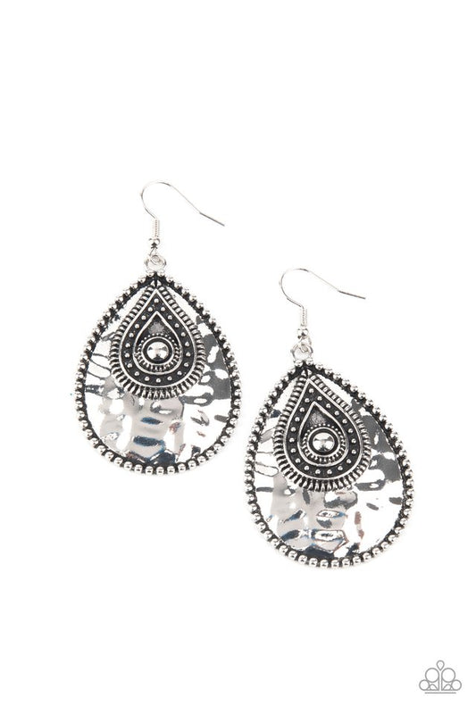 Rural Muse - Silver - Paparazzi Earring Image