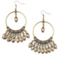 Metallic Harmony - Brass - Paparazzi Earring Image
