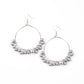 Things Are Looking UPSCALE - Silver - Paparazzi Earring Image