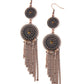 Medallion Mecca - Copper - Paparazzi Earring Image