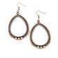 Terra Topography - Copper - Paparazzi Earring Image