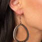 Terra Topography - Copper - Paparazzi Earring Image