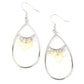 Shimmer Advisory - Yellow - Paparazzi Earring Image