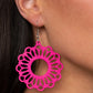 Dominican Daisy - Pink - Paparazzi Earring Image