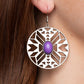 Southwest Walkabout - Purple - Paparazzi Earring Image