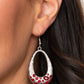 Better LUXE Next Time - Red - Paparazzi Earring Image