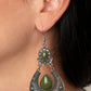 Rise and Roam - Green - Paparazzi Earring Image
