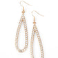 Glitzy Goals - Gold - Paparazzi Earring Image