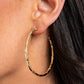 Unregulated - Gold - Paparazzi Earring Image