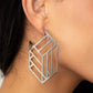 Gotta Get GEO-ing - Silver - Paparazzi Earring Image