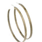 Lean Into The Curves - Brass - Paparazzi Earring Image