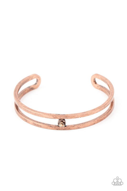 Solo Artist - Copper - Paparazzi Bracelet Image