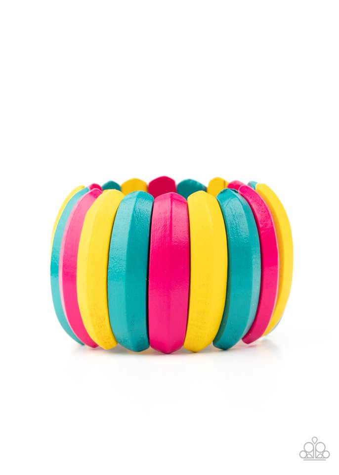 Colorfully Congo - Multi - Paparazzi Bracelet Image