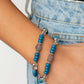 Delightfully Dainty - Blue - Paparazzi Bracelet Image