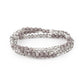 How Does Your Garden GLOW - Silver - Paparazzi Bracelet Image