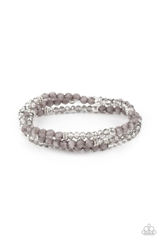 How Does Your Garden GLOW - Silver - Paparazzi Bracelet Image