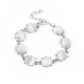 Ms. GLOW-It-All - White - Paparazzi Bracelet Image