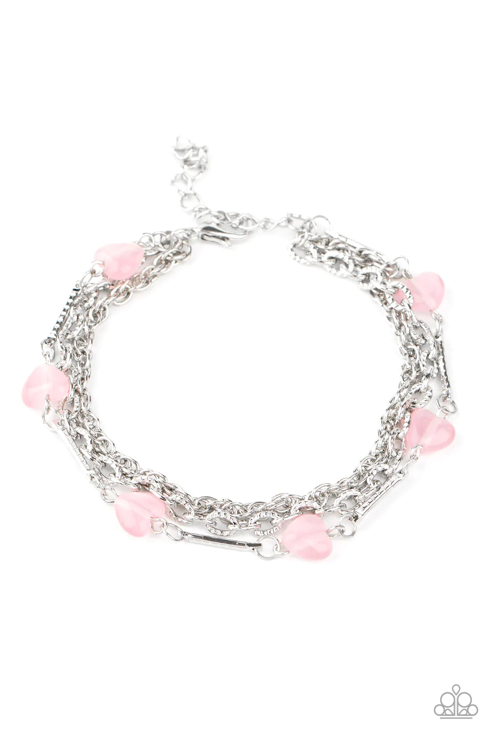 Pulsera Paparazzi ~ Amar y adorar - Rosa