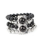 WEALTH-Conscious - Black - Paparazzi Bracelet Image