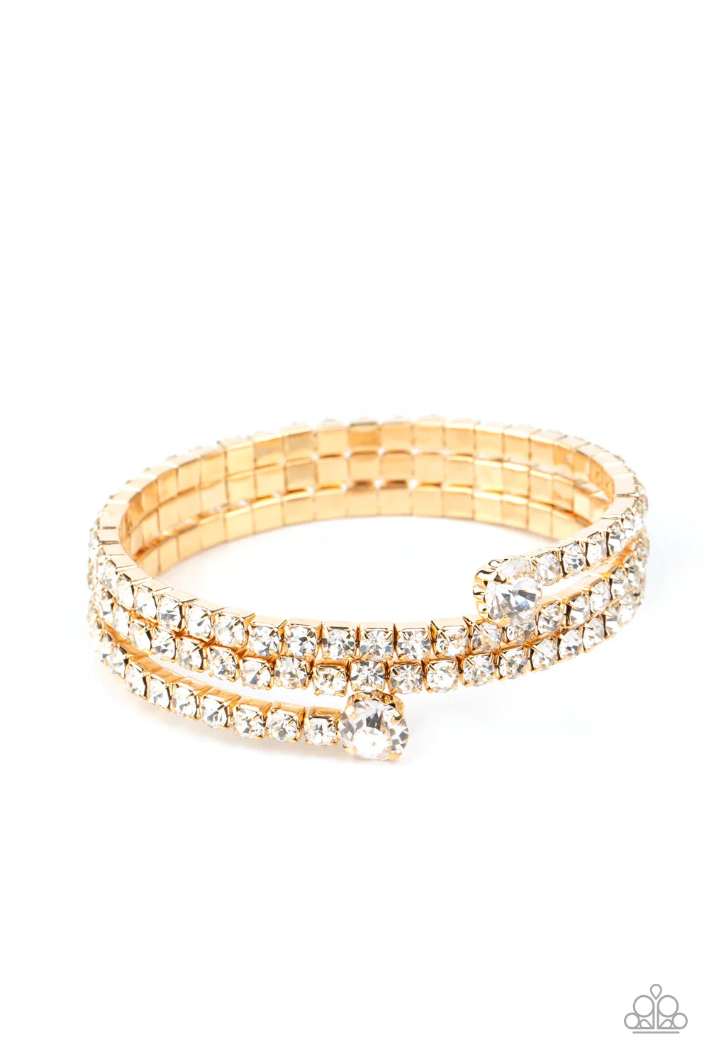 Paparazzi Bracelet ~ After Party Princess - Gold