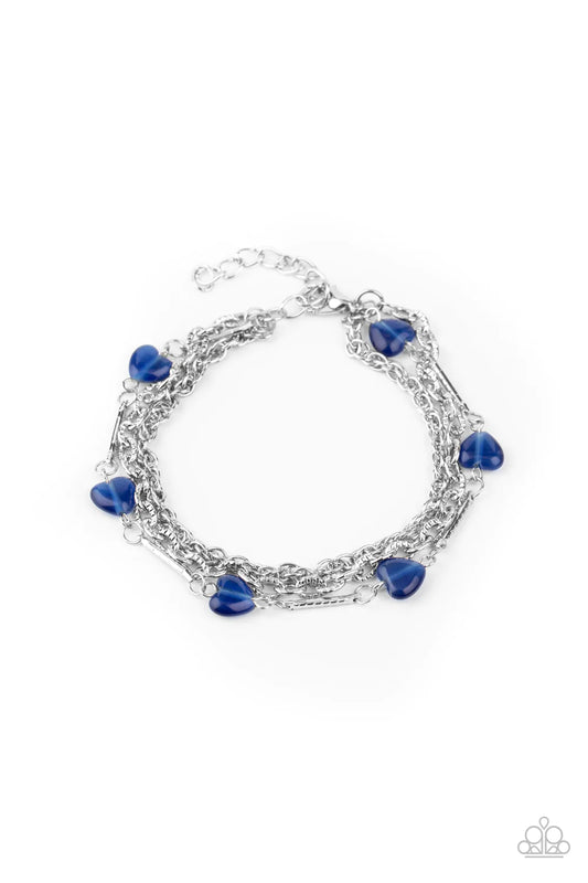 Paparazzi Bracelet ~ To Love and Adore - Blue