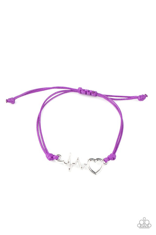 Cardiac Couture - Purple - Paparazzi Bracelet Image