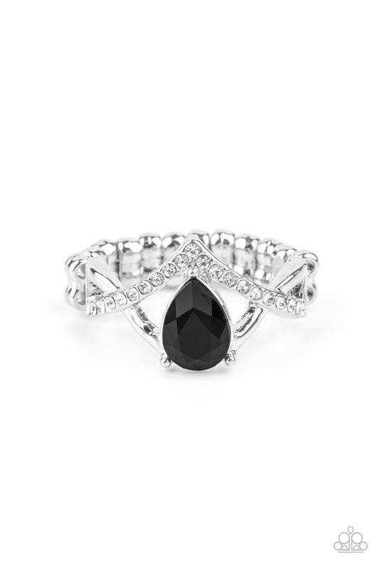 Remarkable Refinement - Black - Paparazzi Ring Image