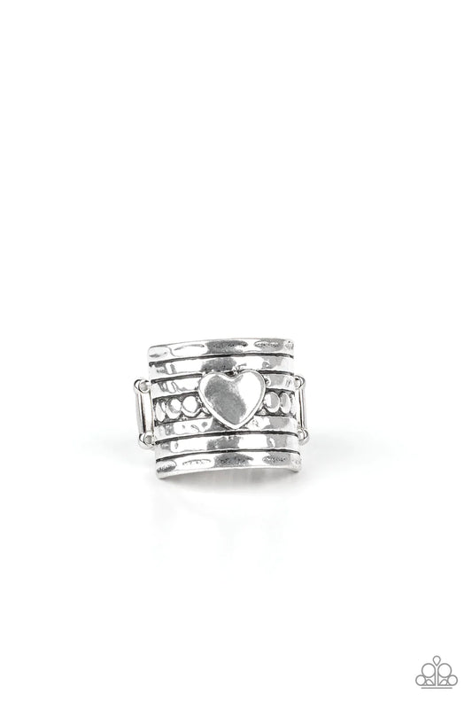 Paparazzi Ring ~ Dont Lose Heart - Silver