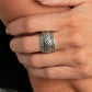 Slanted Shimmer - Silver - Paparazzi Ring Image