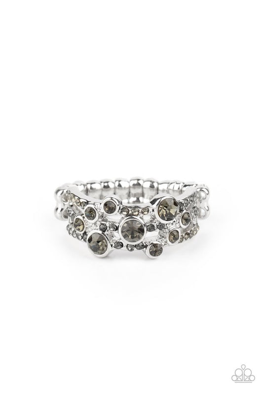 Bubbly Effervescence - Silver - Paparazzi Ring Image