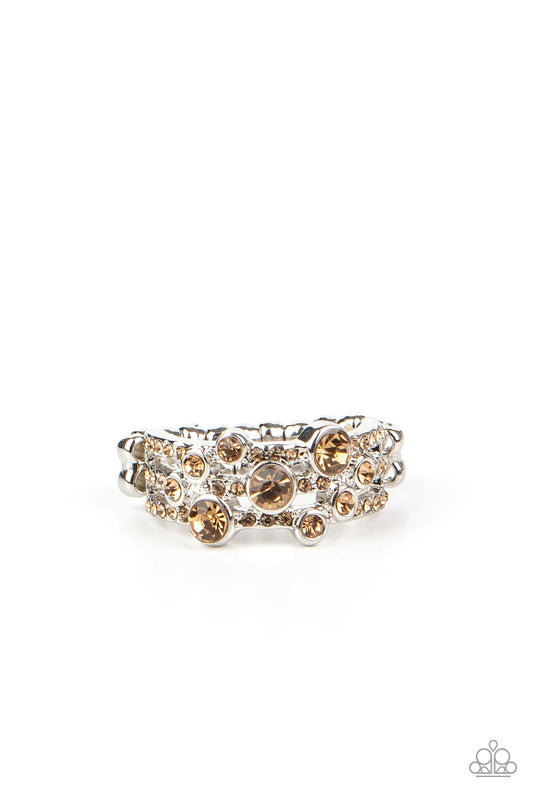 Paparazzi Ring ~ Bubbly Effervescence - Brown