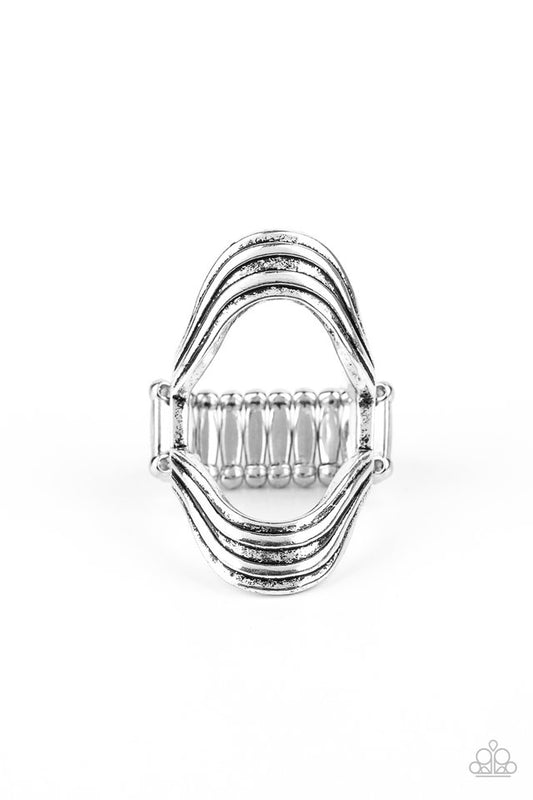 Keep An Open Mind - Silver - Paparazzi Ring Image