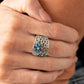 Clear as DAISY - Blue - Paparazzi Ring Image