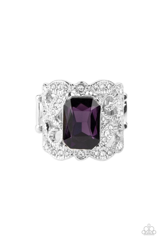 Making GLEAMS Come True - Purple - Paparazzi Ring Image
